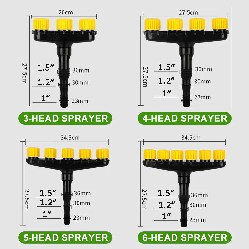 [Super Large Spray] Multi-sprayer Strong Pressure Irrigation Nozzle - Image 9