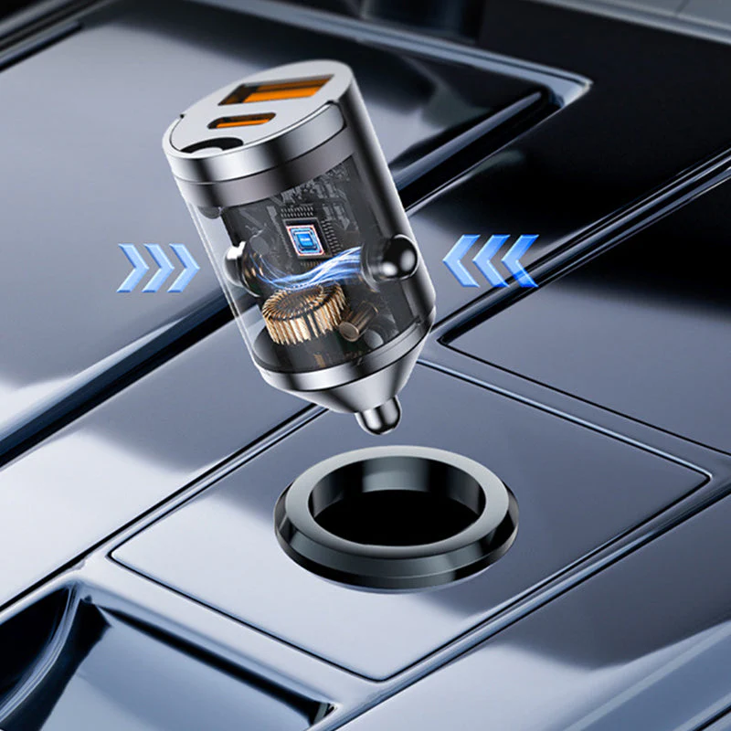 🔥Ultra-Fast Car Charger - Dual-Port PD & QC Fast Charging - Image 3
