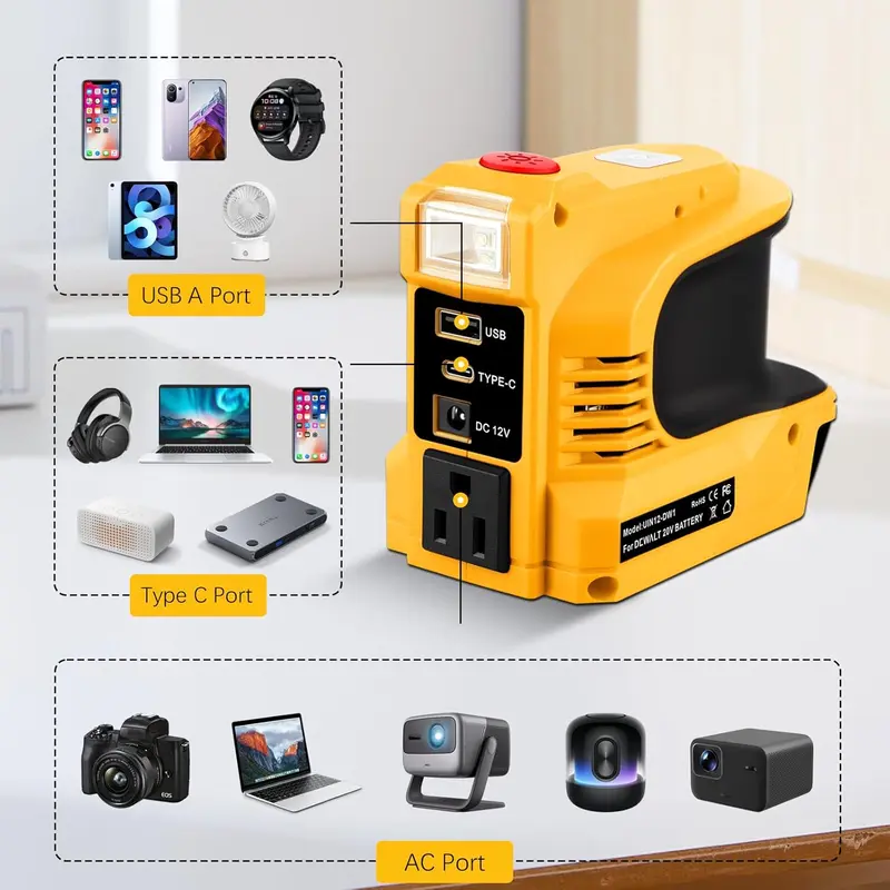 ⚡Compact DC to AC Inverter - Suitable for cars, motorhomes, outdoor ( Free Shipping ) - Image 9