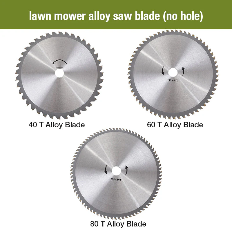 Lawn mower alloy saw blade (40 teeth, 60 teeth, 80 teeth) - Image 4