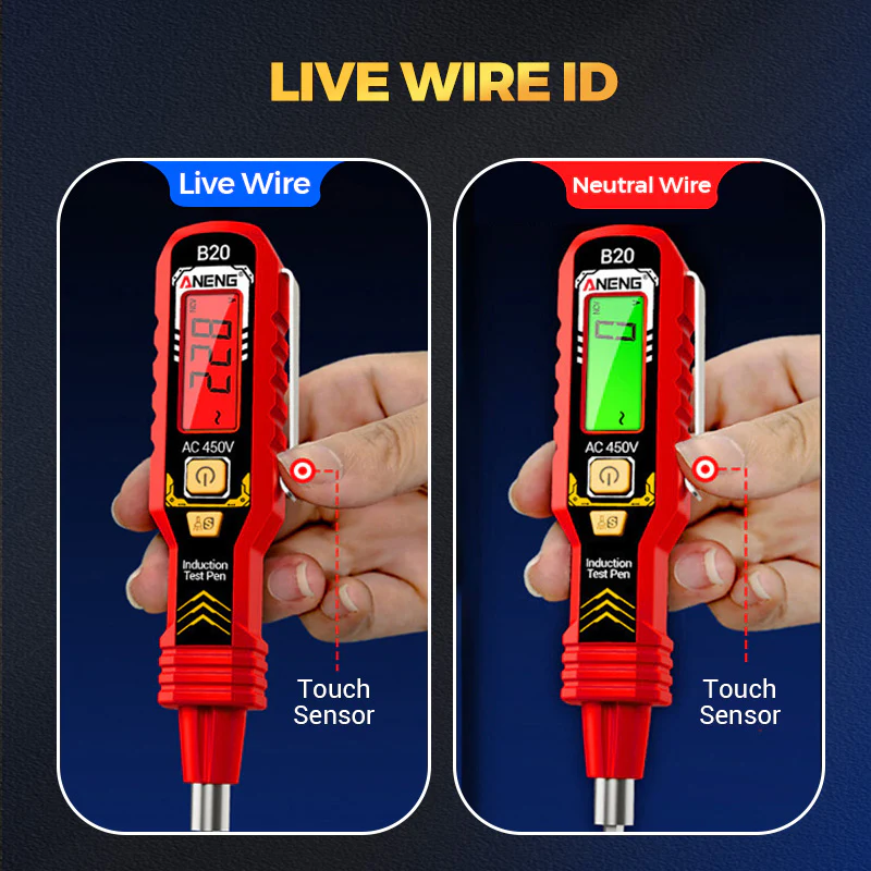 Non-Contact Voltage Tester with LCD Display - Image 5
