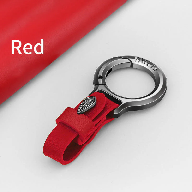 PU Leather Car Key Chain - Image 11