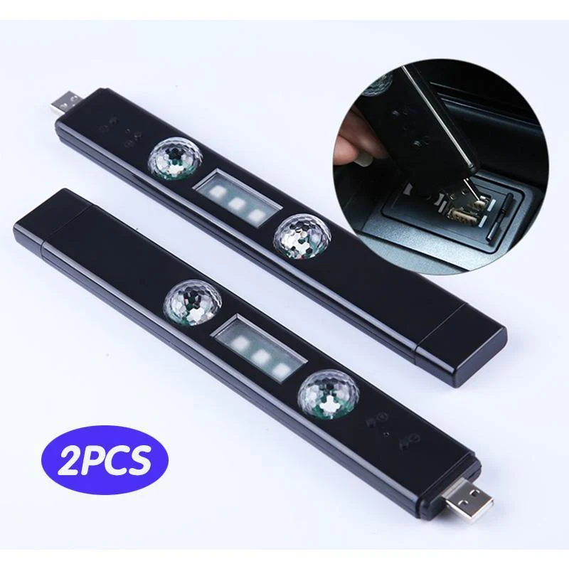A16-GCYS- Wireless Car Interior Ambient Lights- Chargeable USB -star pattern and warm light 2in1-Led Star Decoration Light for Car & Room - Image 2