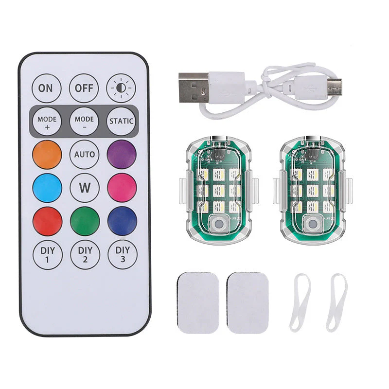 LED Remote Control Night Warning Light for Cars & Motorcycles - Image 10