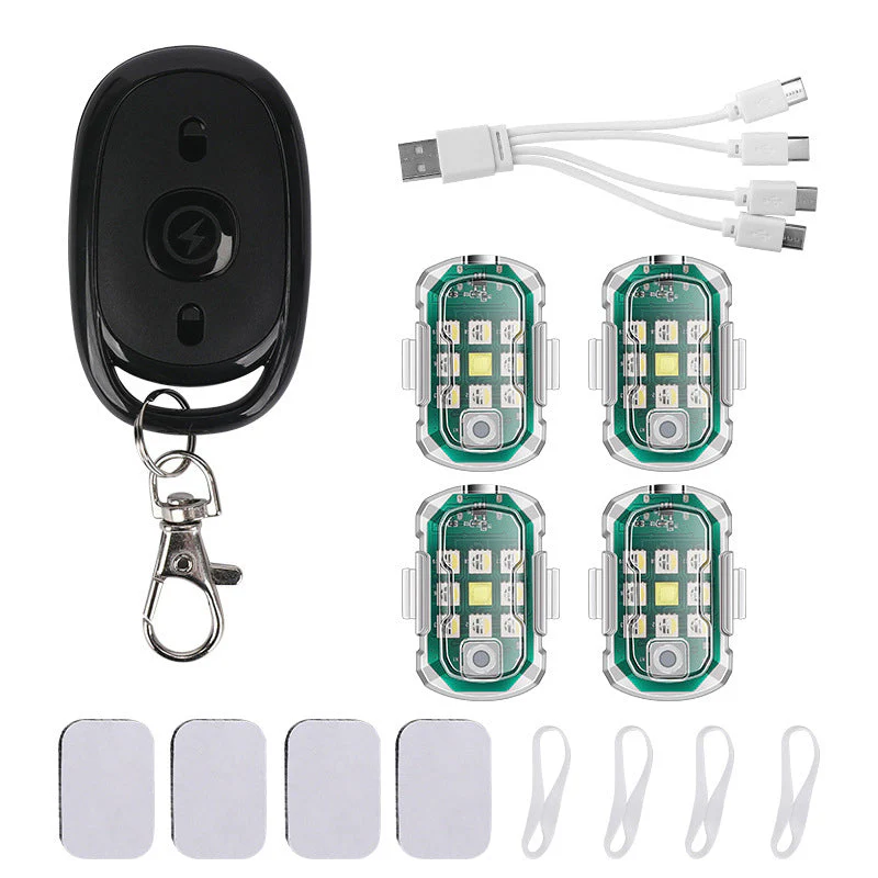 LED Remote Control Night Warning Light for Cars & Motorcycles - Image 14
