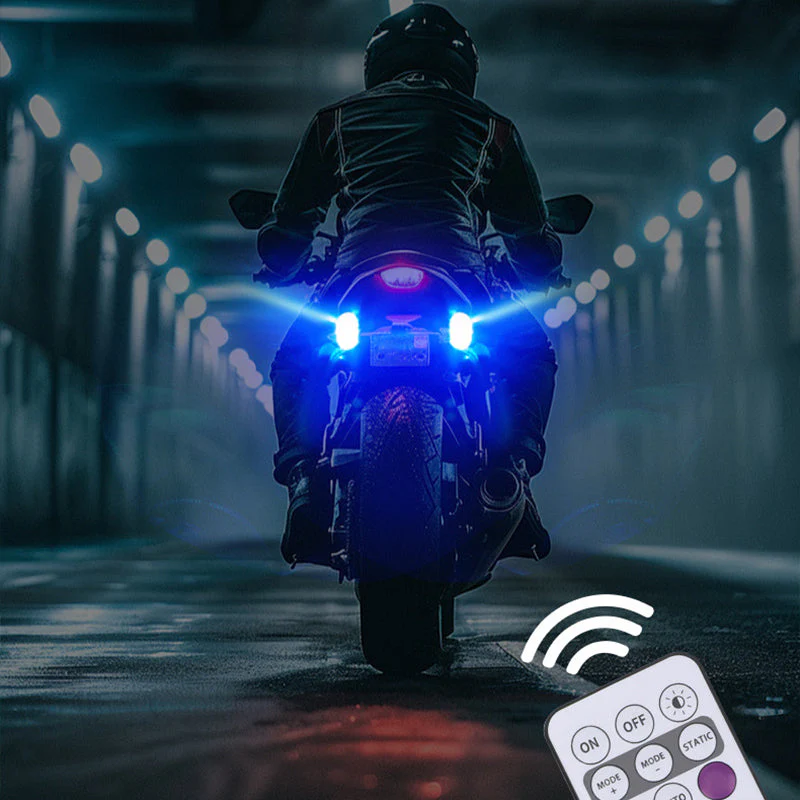 LED Remote Control Night Warning Light for Cars & Motorcycles - Image 3