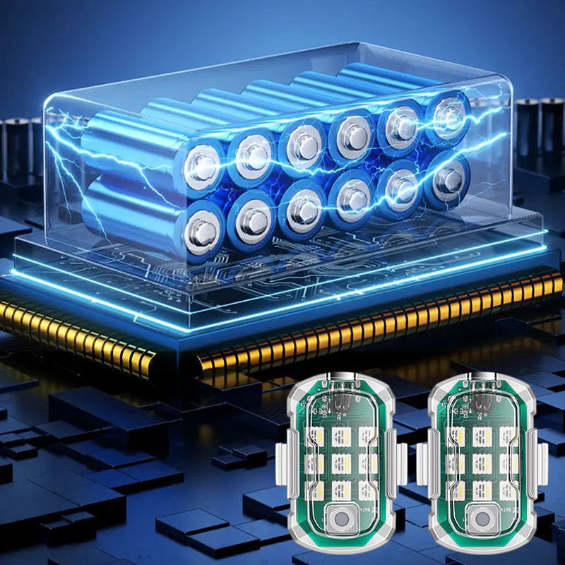 LED Remote Control Night Warning Light for Cars & Motorcycles - Image 5