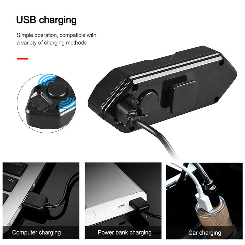 Waterproof Night Riding LED Mountain Bike Remote Control Steering Tail Light - Image 6