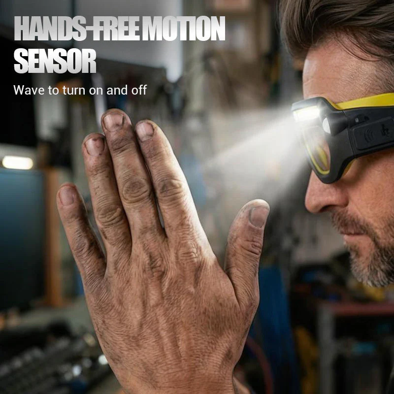 📢📢50% OFF !!✨Rechargeable LED Glasses Headlamp - Image 4
