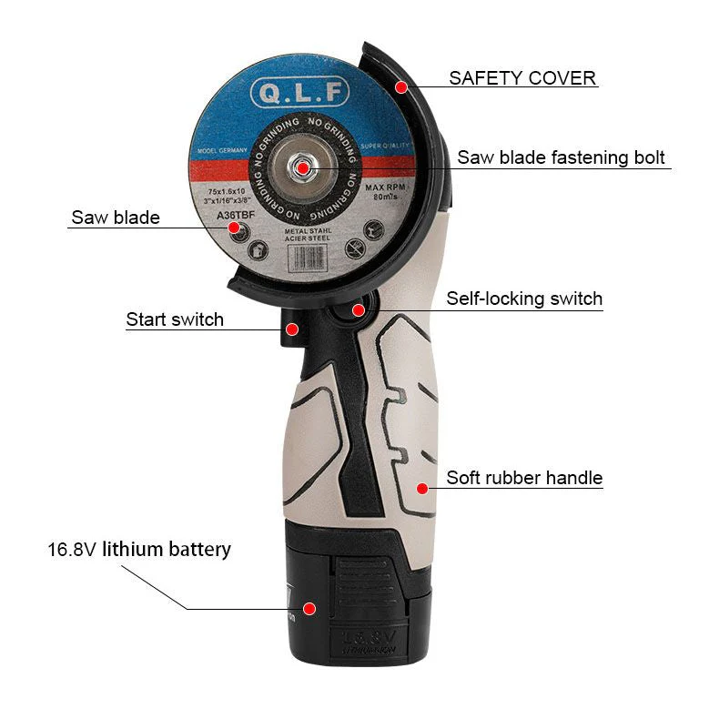 Mini Powerful Angle Grinder - Image 7