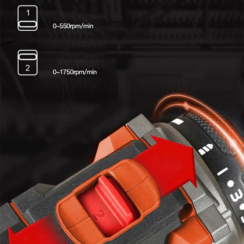 Copper Brushless Small Steel Cannon Metal Ratchet Hand Drill - Image 5