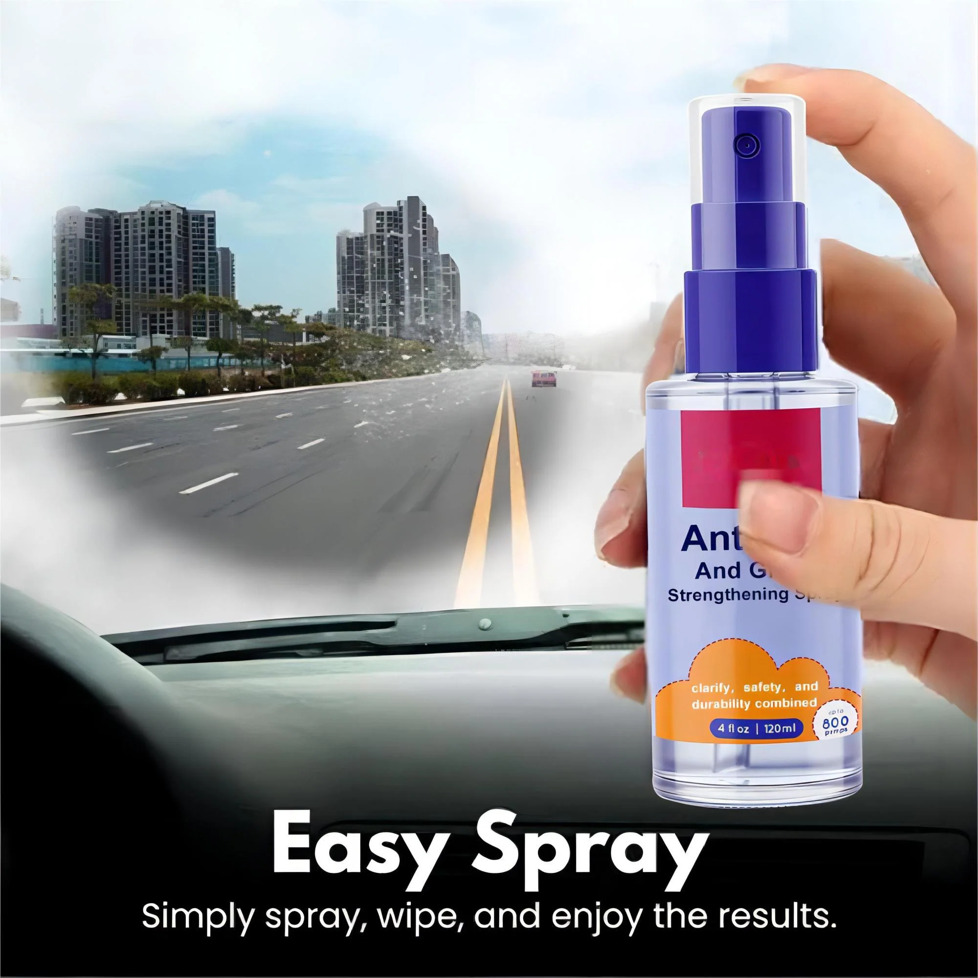 🎅Christmas Sale - 🥳50% off🎄Long-lasting Anti-Fog Spray for Windshield - Image 3