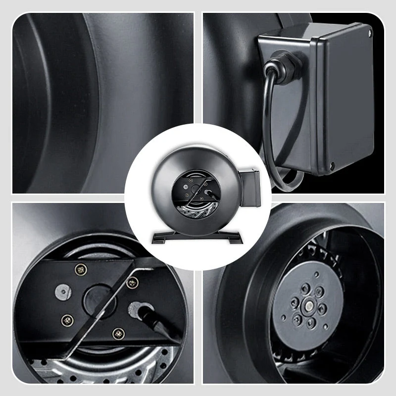 Low Noise Powerful Round Duct Ventilation Fan - Image 6