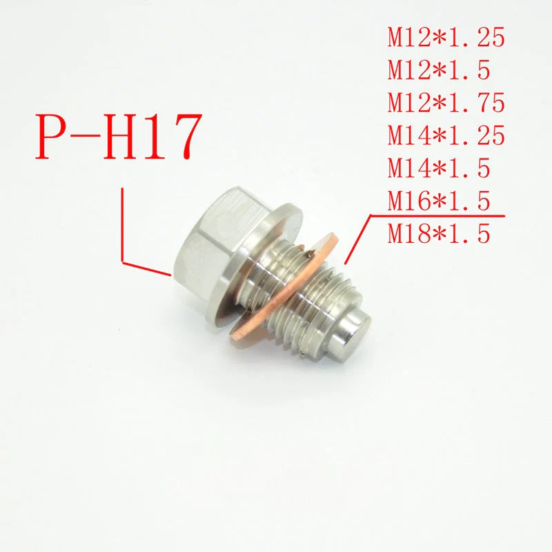 Magnetic Oil Drain Plug with Washer - Image 6
