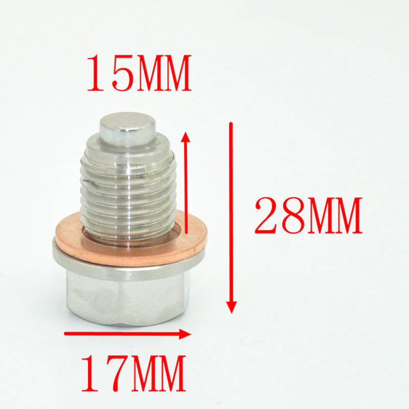 Magnetic Oil Drain Plug with Washer - Image 7