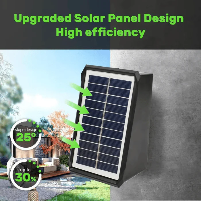 ✨☀️4 LED Solar Colorful Wall Lights Outdoor Light Waterproof - Image 7