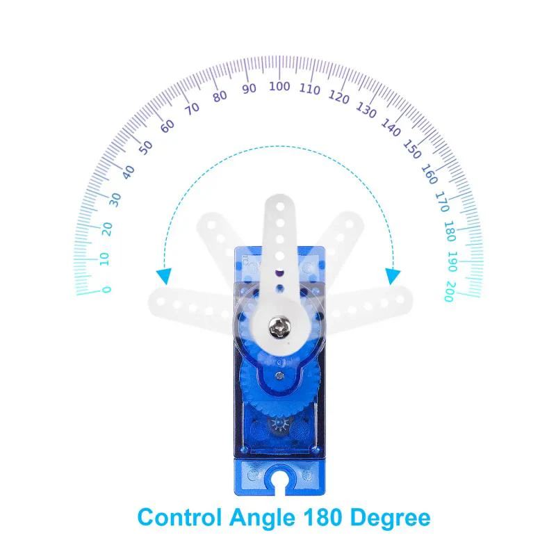 Micro Servomotor with Cable for Mini Electric Aircraft Model - Image 3