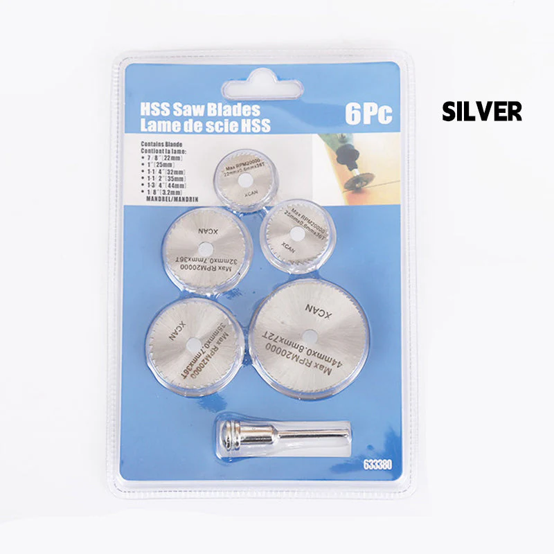 Mini Saw Blade Set with 1/8inch Shank Mandrel - Image 9