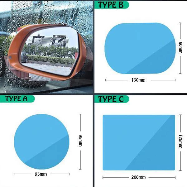🏆 50K+ SOLD! Almost Gone⚡Waterproof Film For Car Rear View Mirror - Image 8