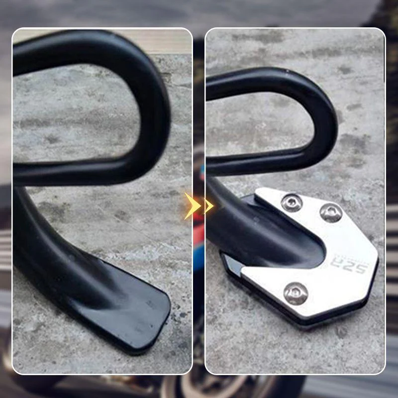 Motorcycle Kickstand Foot Side Stand Extension Pad - Image 2