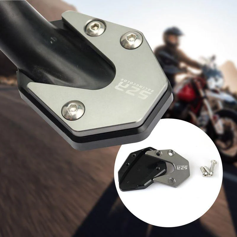 Motorcycle Kickstand Foot Side Stand Extension Pad - Image 4