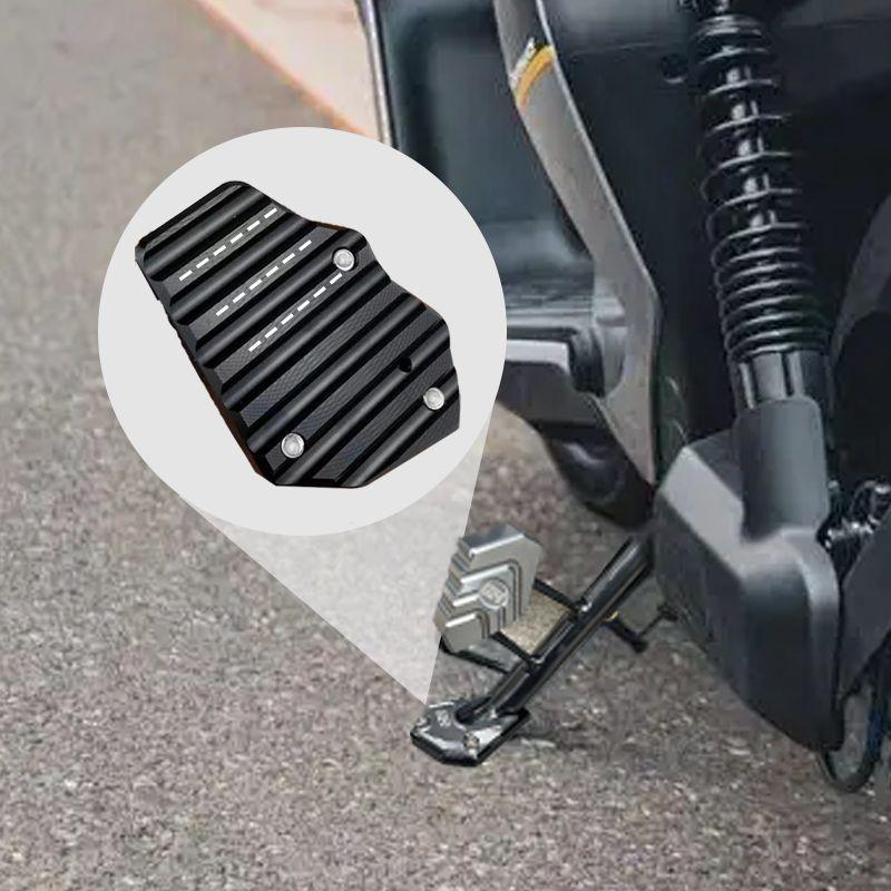 Motorcycle Kickstand Foot Side Stand Extension Pad - Image 7