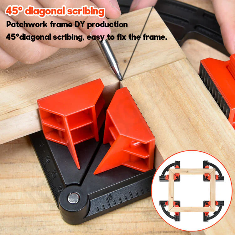 Multi-Angle Adjustable Corner Clamp for Woodworking - Image 5