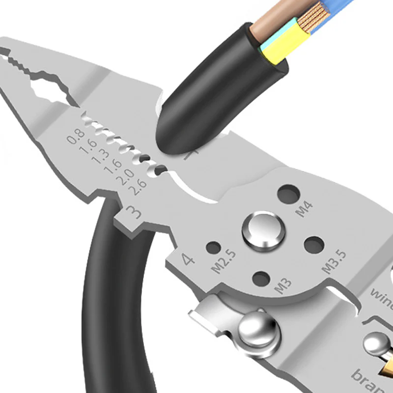 Multi-Function Foldable Wire Stripper with Voltage Tester - Image 10