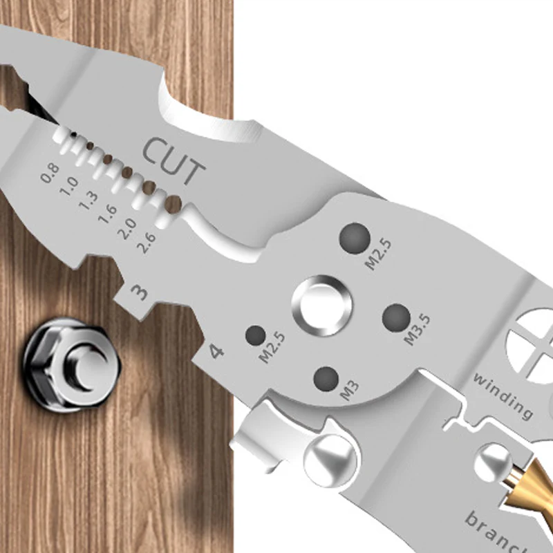 Multi-Function Foldable Wire Stripper with Voltage Tester - Image 11