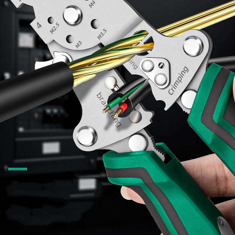 Multi-Function Foldable Wire Stripper with Voltage Tester - Image 3