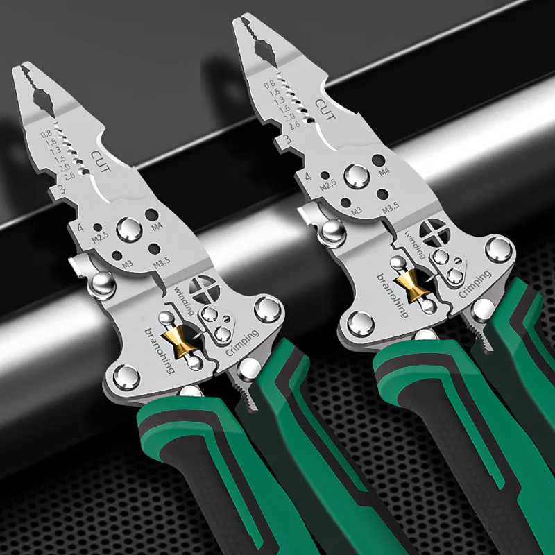 Multi-Function Foldable Wire Stripper with Voltage Tester - Image 5