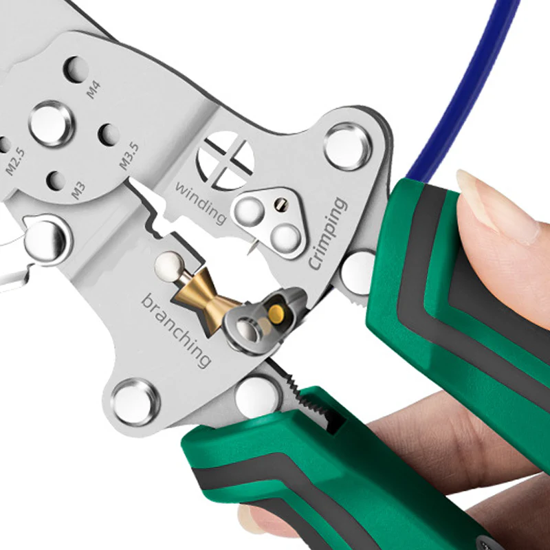 Multi-Function Foldable Wire Stripper with Voltage Tester - Image 8