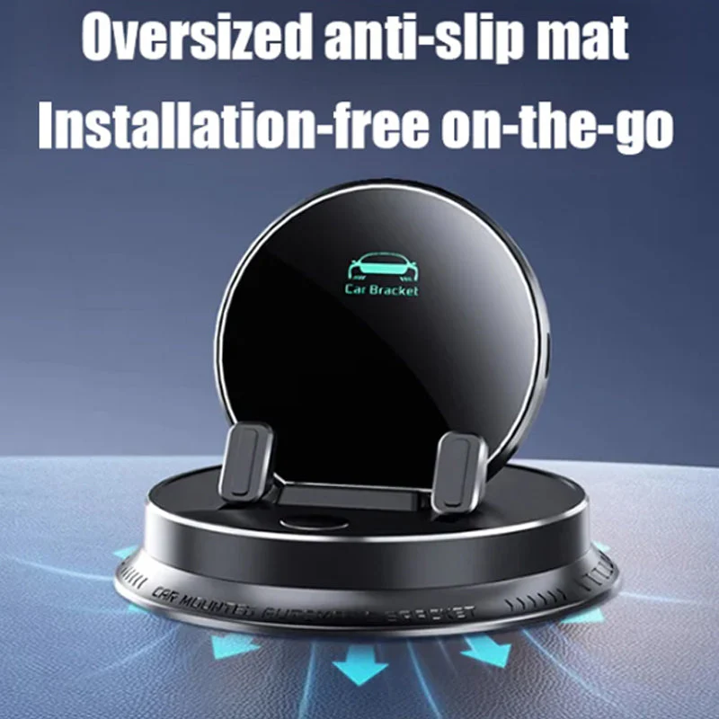 Multi-Function Punch-Free Portable Anti-Slip Car Phone Holder - Image 2
