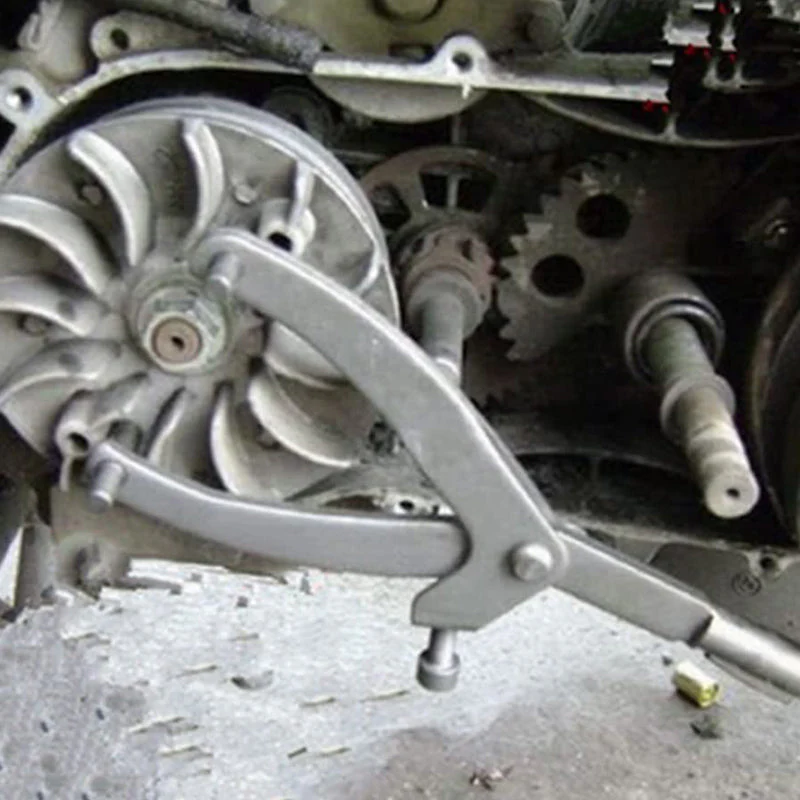 Multi-Functional Y-Shaped Motorcycle Flywheel Wrench - Image 4