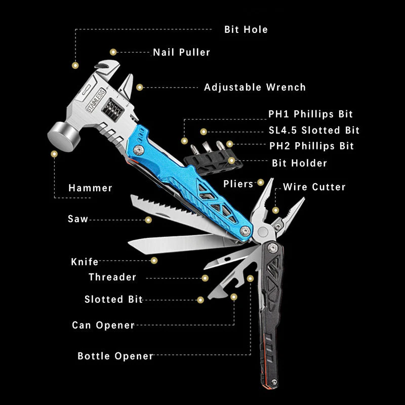 Versatile Hammer Multitool Camping Accessories（50% OFF） - Image 8