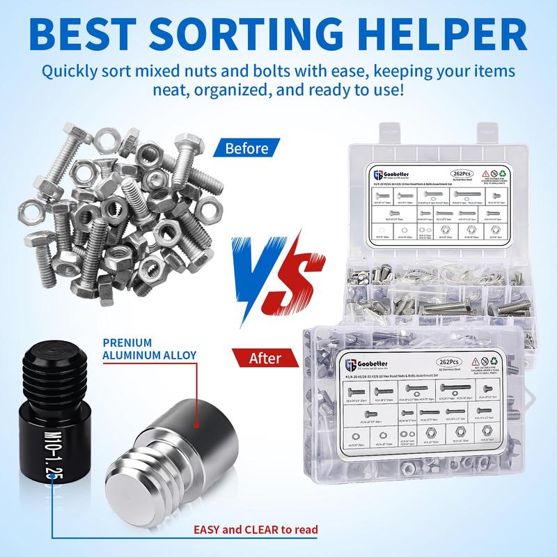 Nut & Bolt Thread Checker Kit for Inspection of Fixed Bolts or Threaded Holes - Image 6