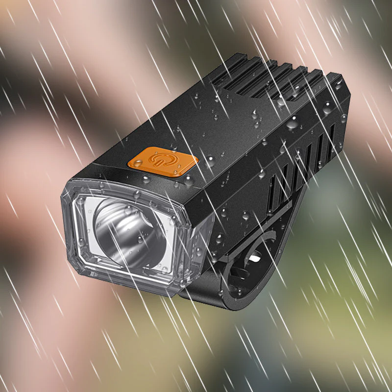 LED Waterproof Rechargeable Bike Headlight with Clip - Image 4