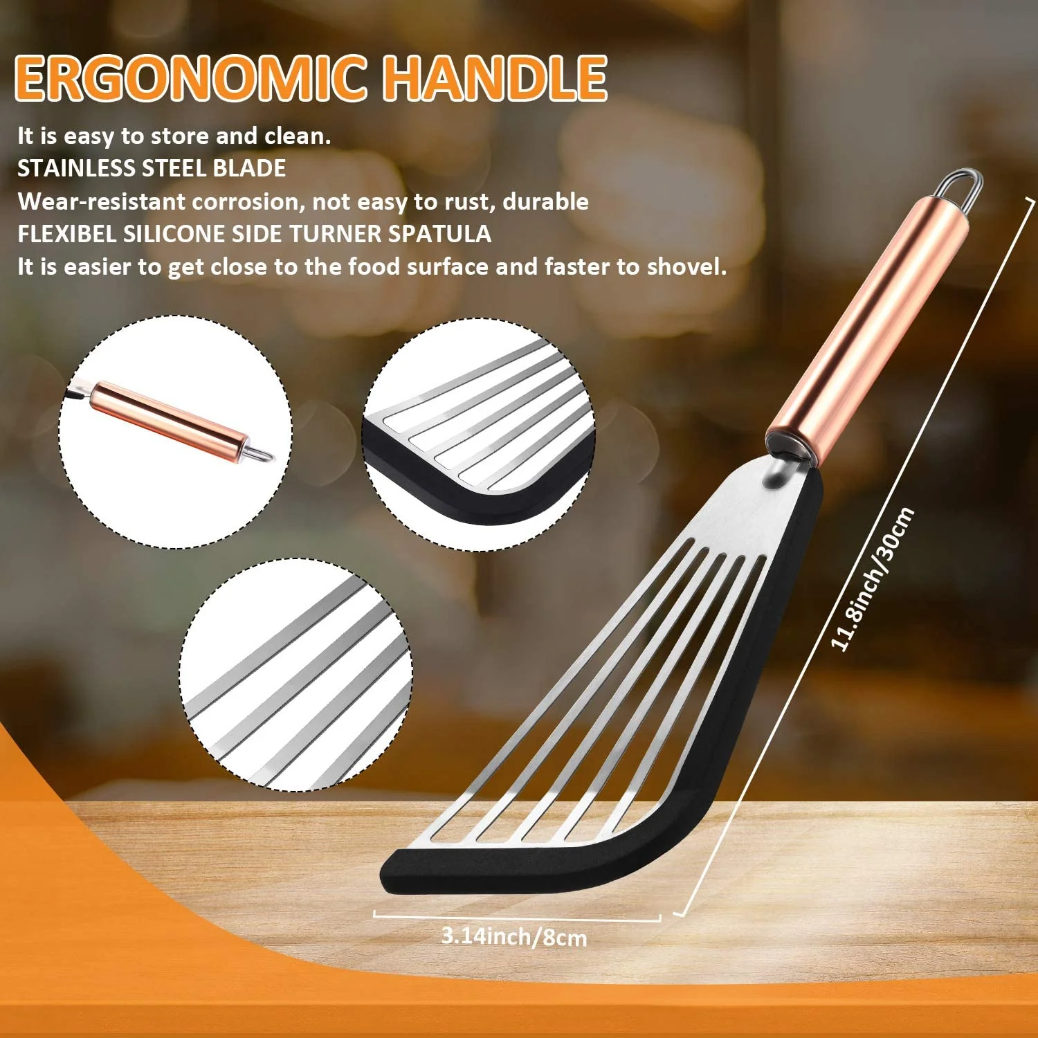 Nonstick Spatula Turner - Image 2
