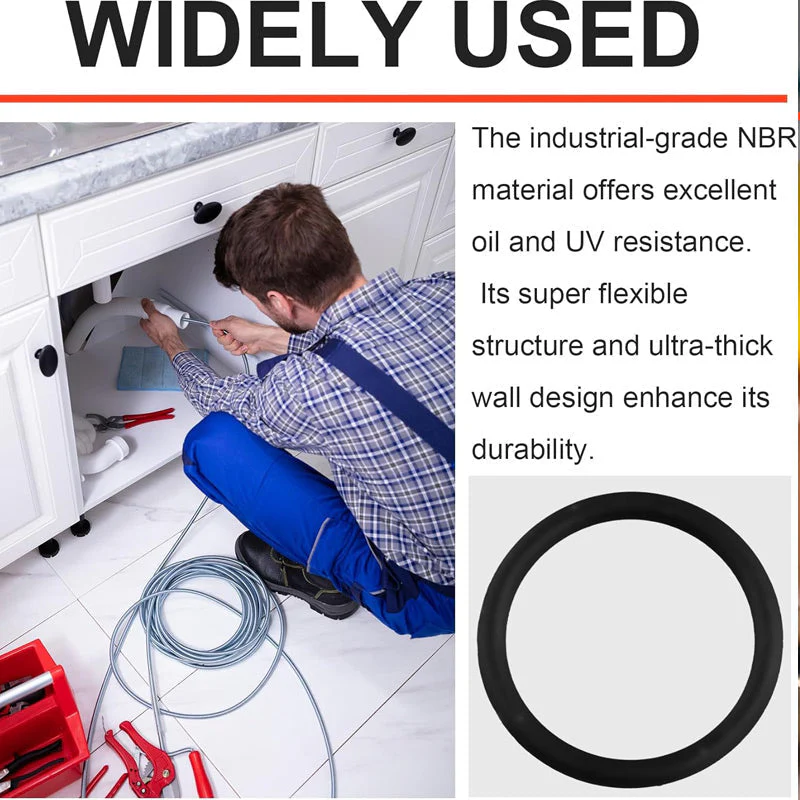 382 PCS Nitrile Rubber O-Ring Kit – 30 Sizes - Image 4