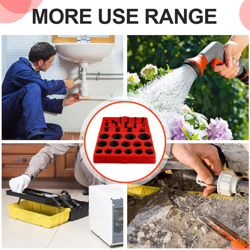 382 PCS Nitrile Rubber O-Ring Kit – 30 Sizes - Image 6