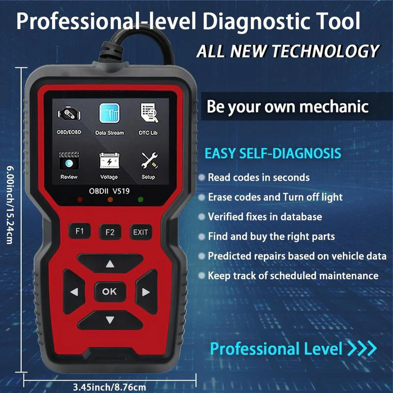 🔥Hot Sale🔥OBD2 Scanner Car Engine Diagnostic Tool（Save $100 – Diagnose issues yourself, skip the garage markup! 💸） - Image 2