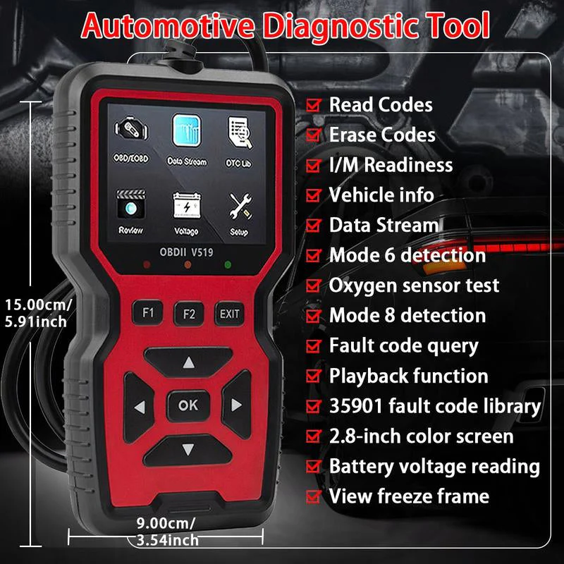 🔥Hot Sale🔥OBD2 Scanner Car Engine Diagnostic Tool（Save $100 – Diagnose issues yourself, skip the garage markup! 💸） - Image 8