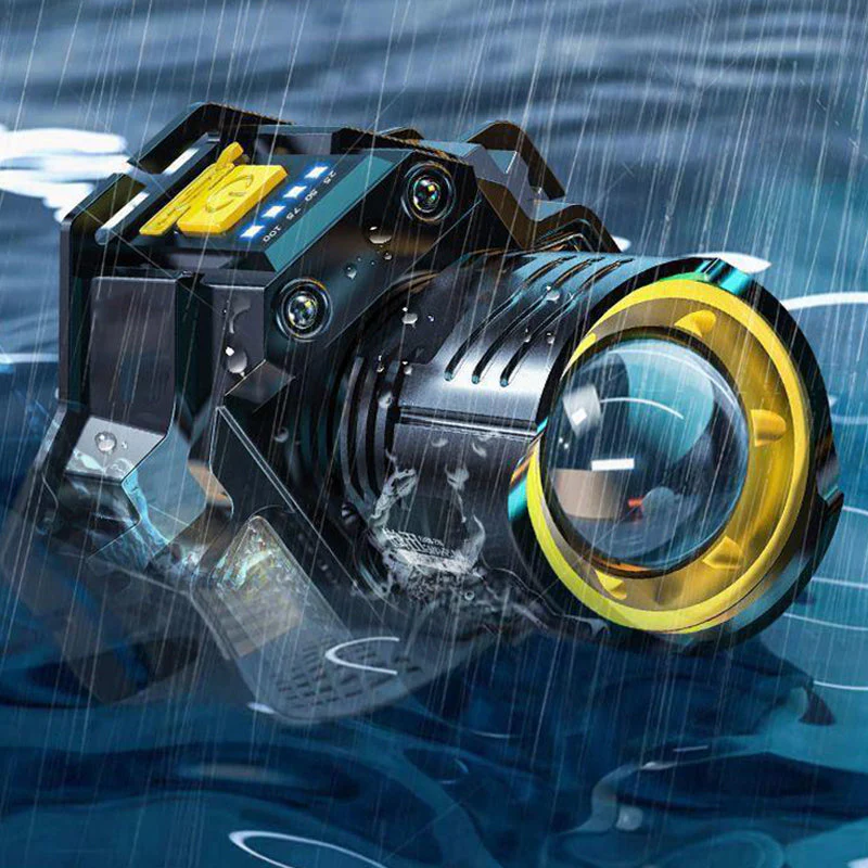 Outdoor Waterproof Rechargeable Headlamp with Headband - Image 8