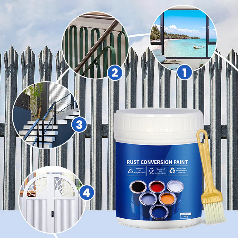 Weatherproof Rust Converter Paint for Metal - Image 7