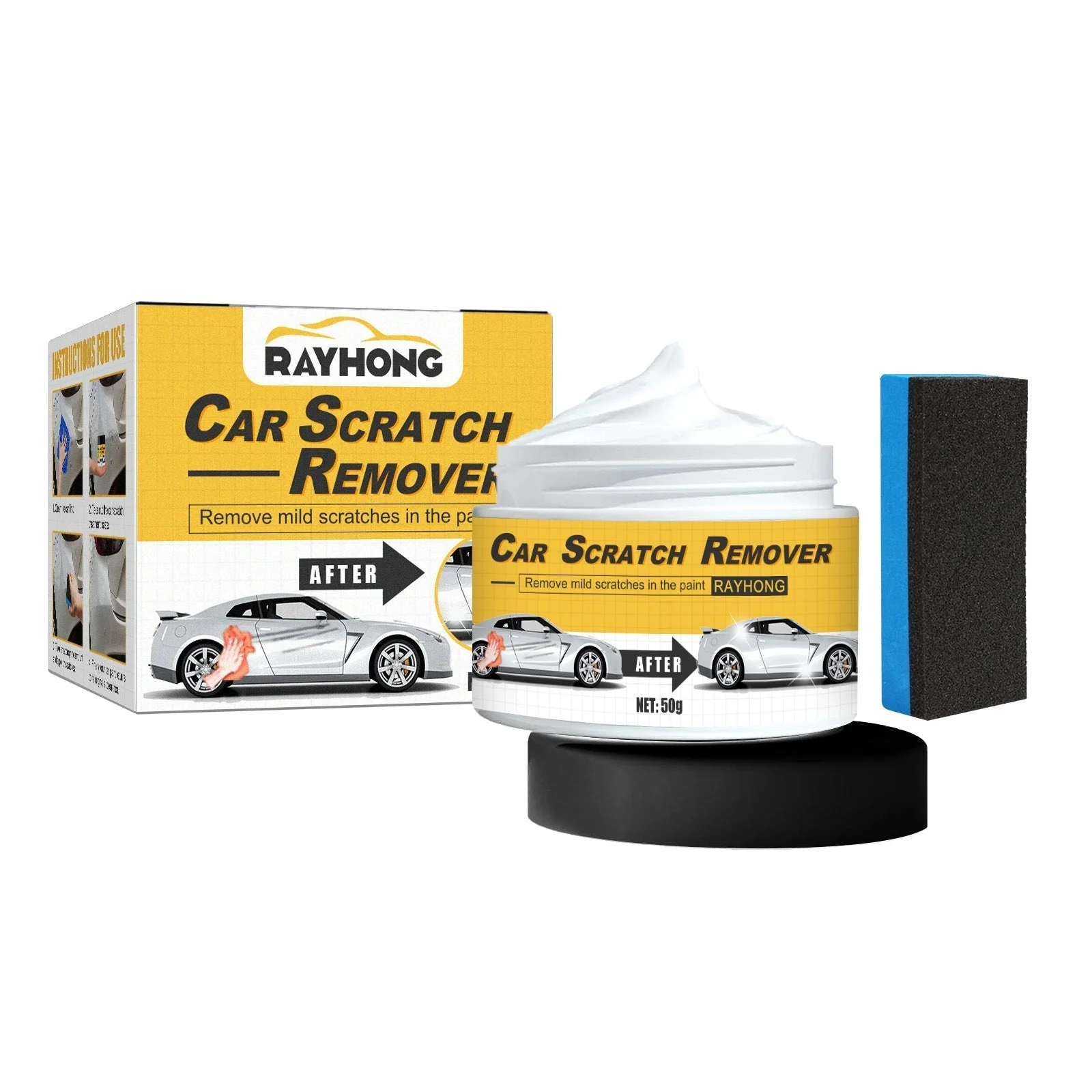 Polishing Compound & Scratch Remover with Sponge - Image 9