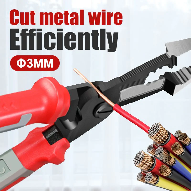 Pousbo® Multipurpose Wire Stripper Electrician Pliers - Image 3
