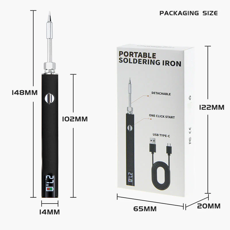 🔥Portable Digital Display Soldering Iron Kit（50% OFF） - Image 8