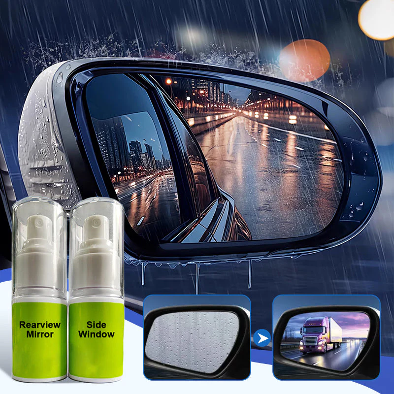 Portable Car Rearview Mirror Side Window Rain Sprayer