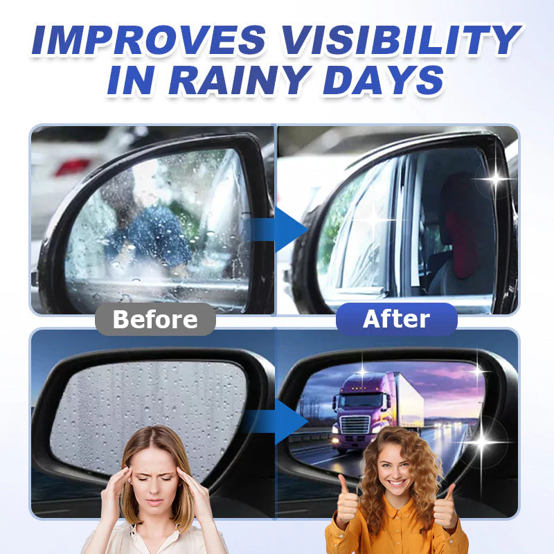 Portable Car Rearview Mirror Side Window Rain Sprayer - Image 7