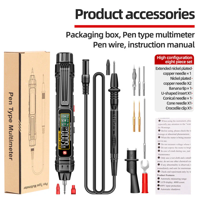 Portable Digital High Accuracy Pen Multimeter - Image 16